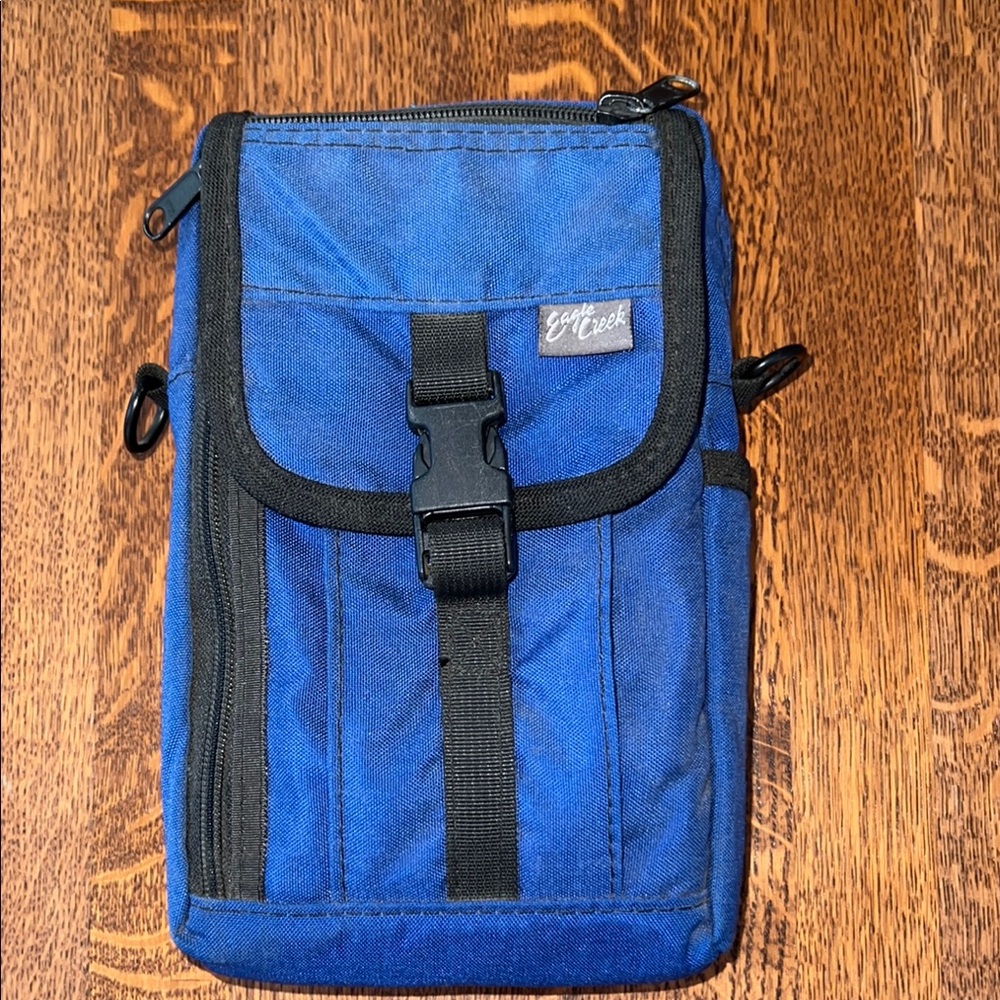 Blue Belt Bag with Durable Fabric